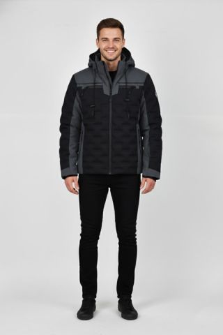 Erkek Kapüşonlu Spor Mont Regular Fit 3331 BGL-ST04899