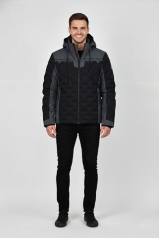 Erkek Kapüşonlu Spor Mont Regular Fit 3331 BGL-ST04899