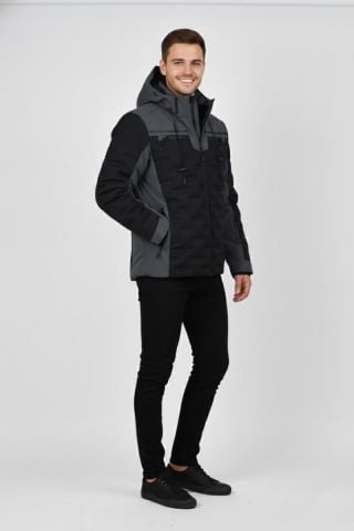 Erkek Kapüşonlu Spor Mont Regular Fit 3331 BGL-ST04899