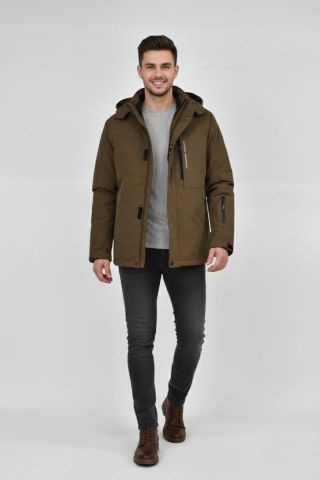 Erkek Kapüşonlu Spor Mont 2 Parça Regular Fit 3361 BGL-ST04901