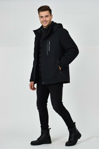 Erkek Kapüşonlu Spor Mont 2 Parça Regular Fit 3361 BGL-ST04901