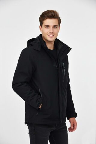 Erkek Kapüşonlu Spor Mont 2 Parça Regular Fit 3361 BGL-ST04901