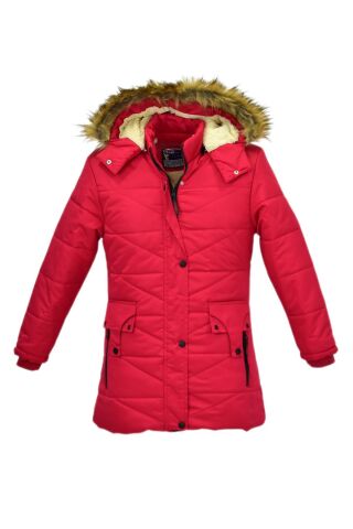 Kız Çocuk Kapüşonlu Mont BS-2015