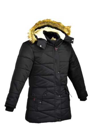 Kız Çocuk Kapüşonlu Mont BS-2015