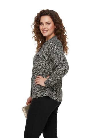 Kadın Düğmeli Modelli Bluz BGL-ST05129