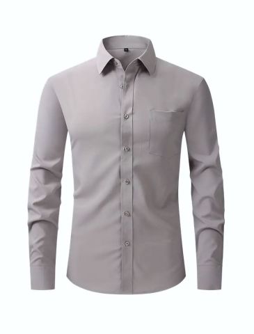 Erkek Klasik Uzun Kol Gömlek Micro BGL-ST03497