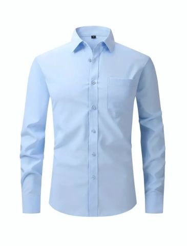 Erkek Klasik Uzun Kol Gömlek Micro BGL-ST03497