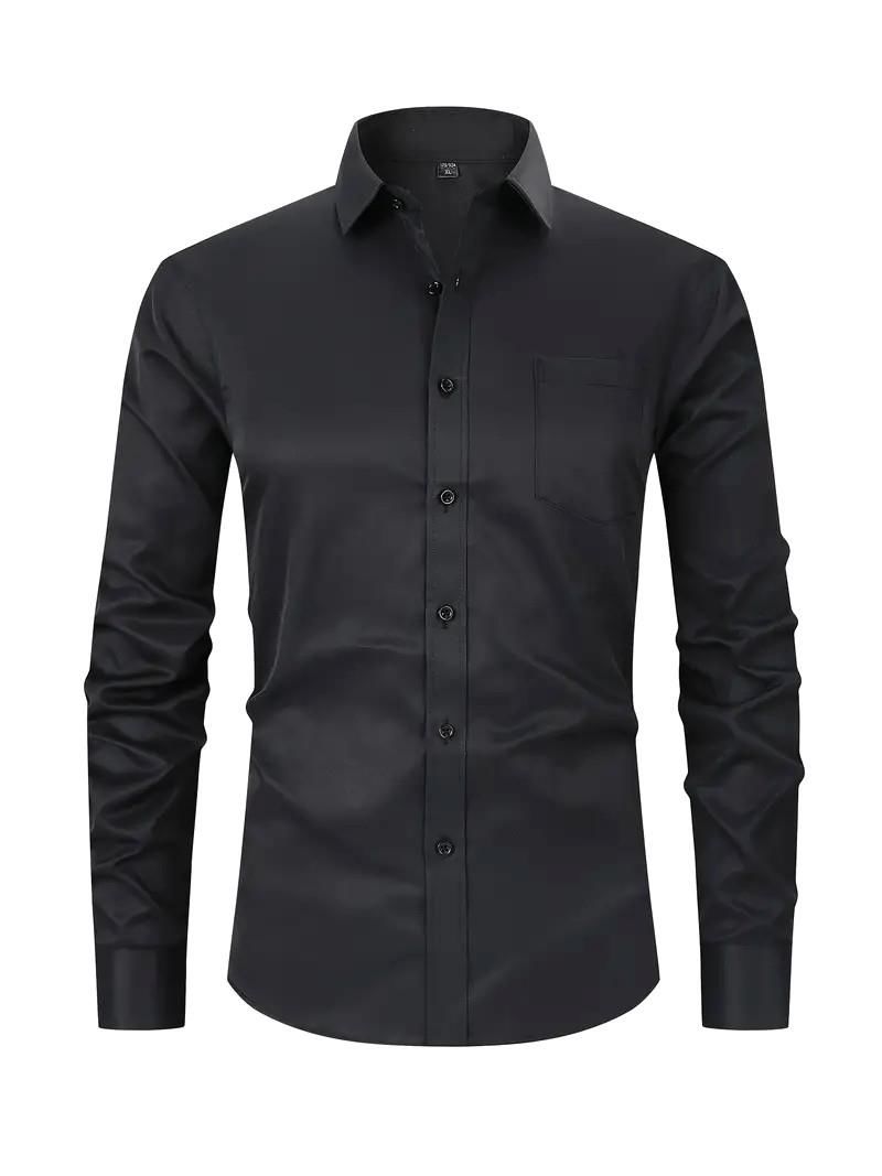 Erkek Klasik Uzun Kol Gömlek Micro BGL-ST03497