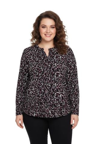 Kadın Düğmeli Modelli Bluz BGL-ST05130