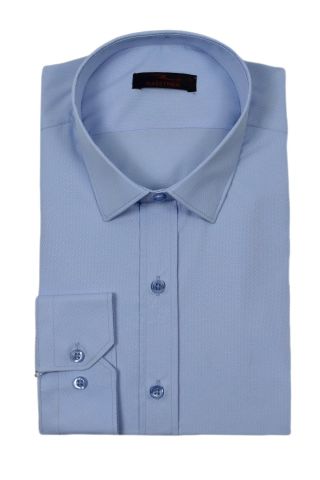 Erkek Silim Fit Uzun Kol Armürlü Gömlek BGL-ST03303