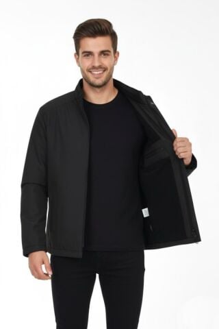 Erkek Büyük Beden Hakim Yaka Spor Mont 99547 BBGL-ST04878