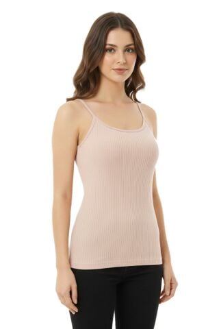 Kadın İp Askılı Renkli Kaşkorse Güpürlü Atlet BGL-ST05184