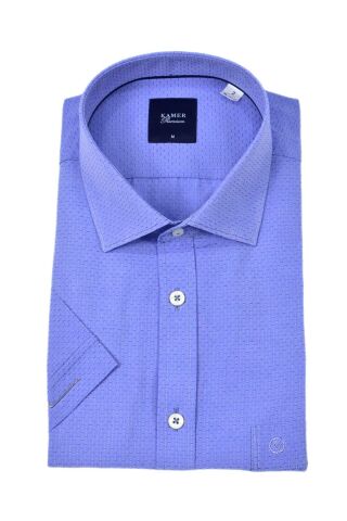 Erkek Klasik Armürlü Kısa Kol Gömlek 9402 BGL-ST04575