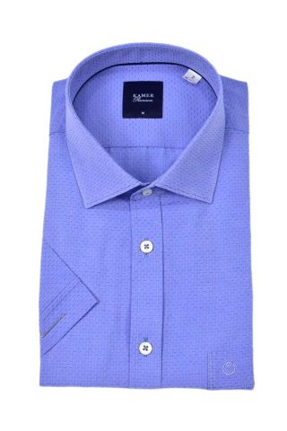 Erkek Klasik Armürlü Kısa Kol Gömlek 9402 BGL-ST04575