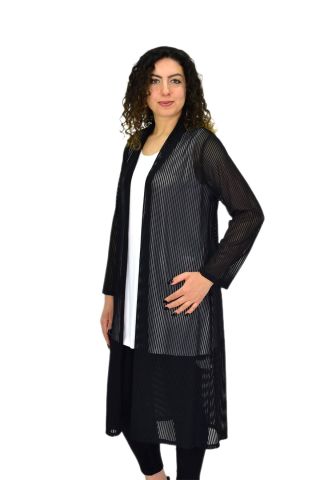 Kadın File Uzun Kol Hırka BGL-ST04664