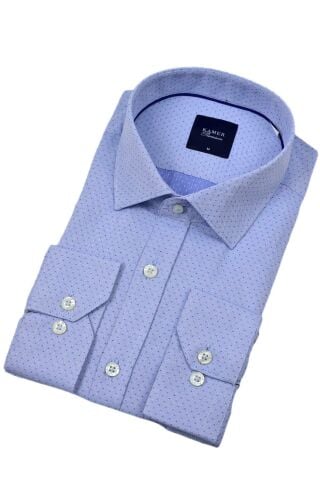 Erkek Klasik Armürlü  Uzun Kol Gömlek 3683 BGL-ST04393