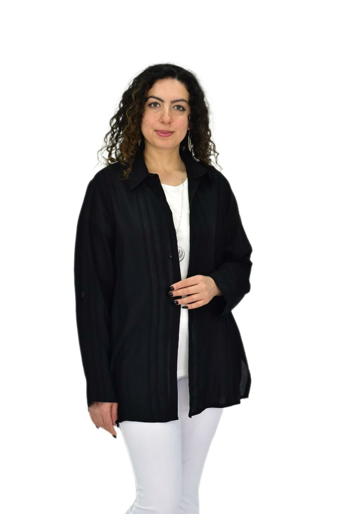 Kadın Gömlek Tişöt 2 Li Kombin Takım BGL-ST04660