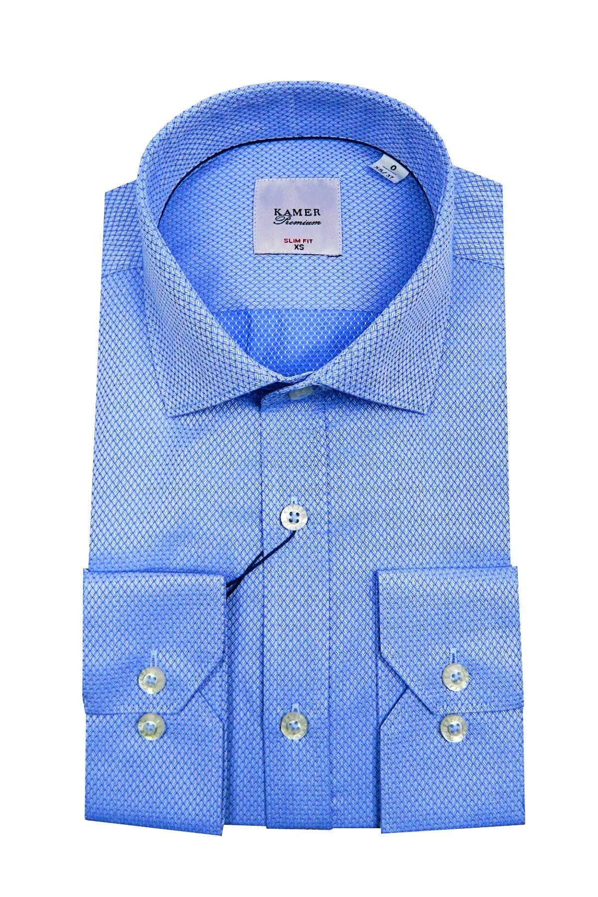 Erkek Slim Fit Desenli Gömlek 2046 002046