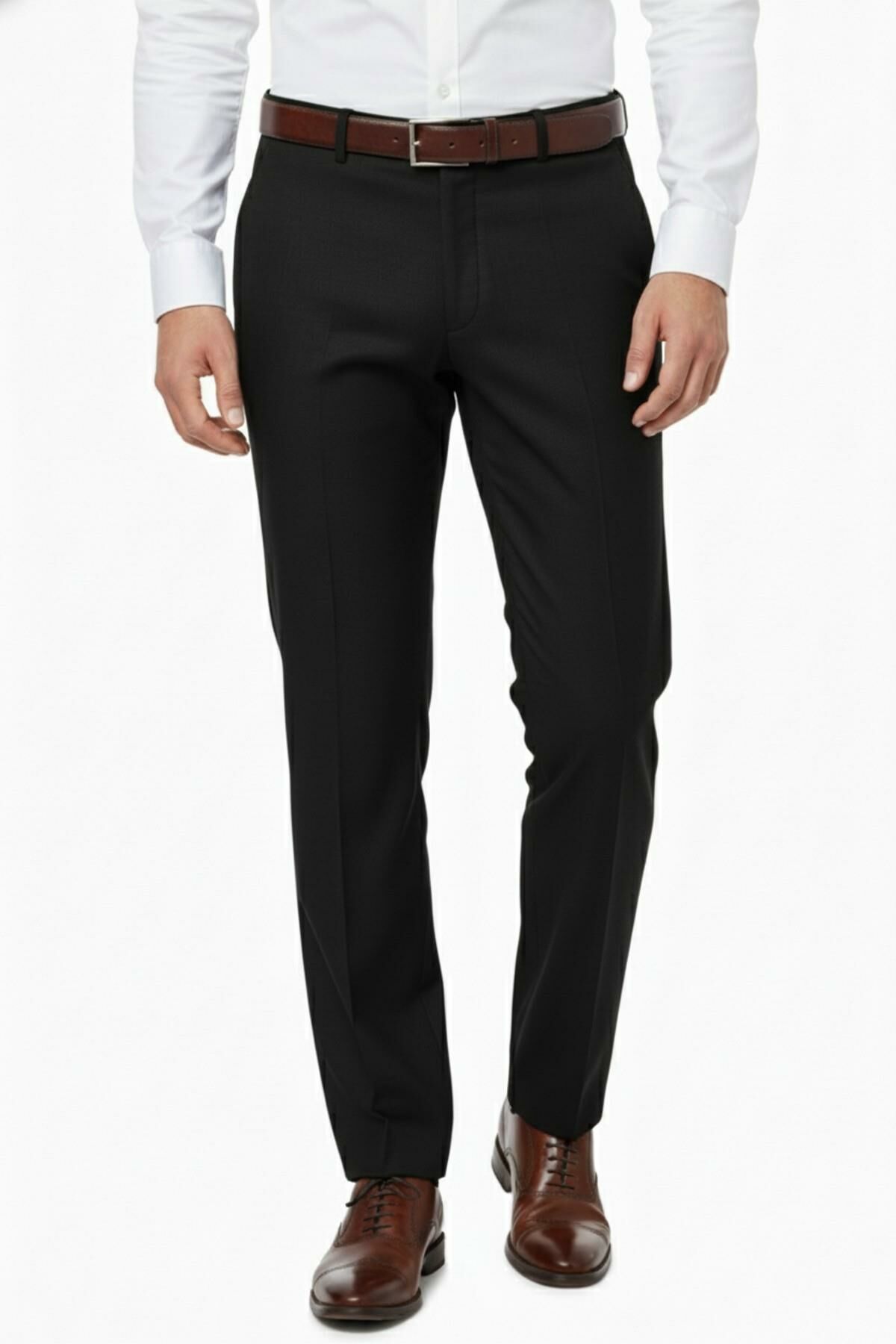 Erkek Regular Fit Klasik Pilesiz Kanvas Pantolon P1142 BGL-ST04795