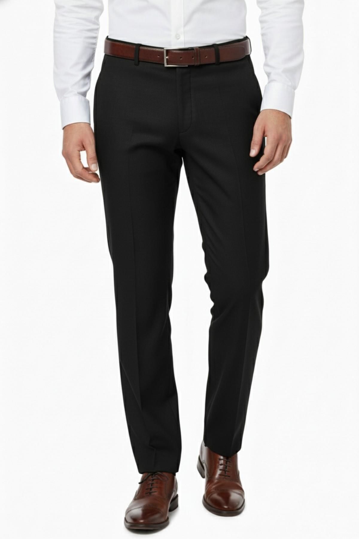 Erkek Regular Fit Klasik Pilesiz Kanvas Pantolon P1142 BGL-ST04795