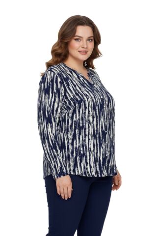 Kadın Düğmeli Modelli Bluz BGL-ST05121