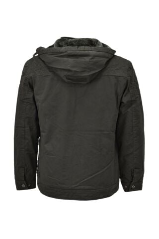 Erkek Kapüşonlu Kanvas Spor Mont 85122 BGL-ST04178