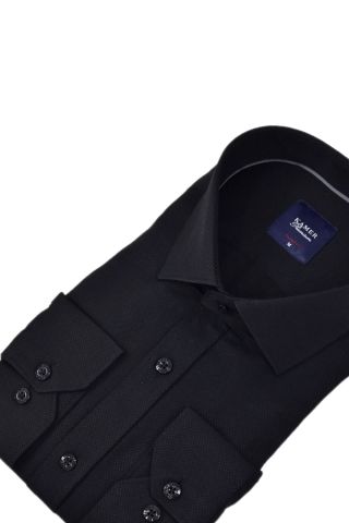 Erkek Slim Fitt Armürlü Uzun Kol Gömlek 2413 BGL-ST04383