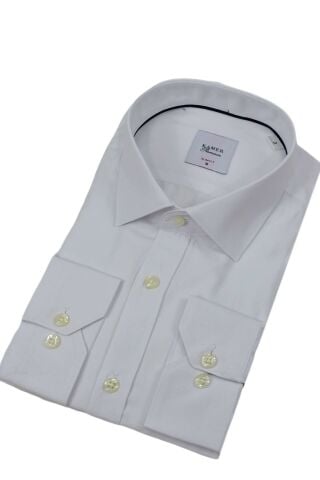 Erkek Slim Fitt Armürlü Uzun Kol Gömlek 2413 BGL-ST04383