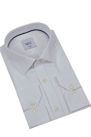 Erkek Slim Fitt Armürlü Uzun Kol Gömlek 2413 BGL-ST04383