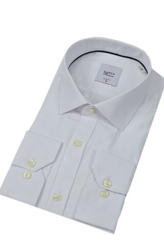 Erkek Slim Fitt Armürlü Uzun Kol Gömlek 2413 BGL-ST04383