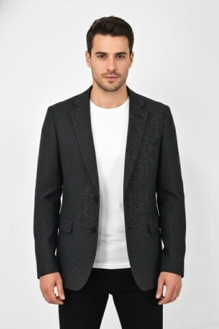 Erkek Kışlık Kumaş Tek Ceket 4 Drop BGL-ST04984