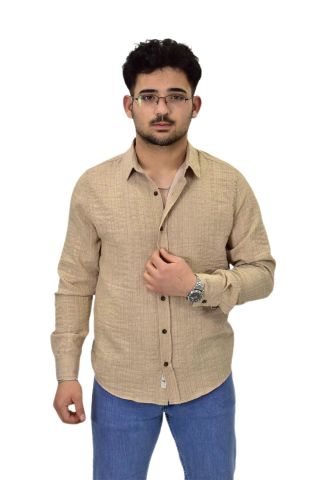Erkek Spor Silim Fit Uzun Kol Gömlek G5011 BGL-ST04495