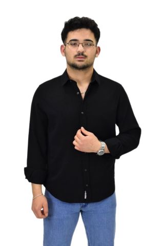 Erkek Spor Silim Fit Uzun Kol Gömlek G5011 BGL-ST04495