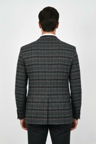 Erkek Kışlık Kumaş Tek Ceket 4 Drop BGL-ST04985