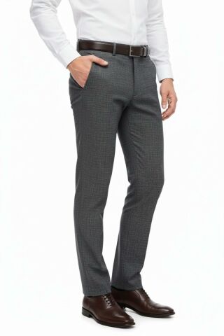 Erkek Regular Fit Hasır Kumaş Pantolon Likra Kumaş BGL-ST05039