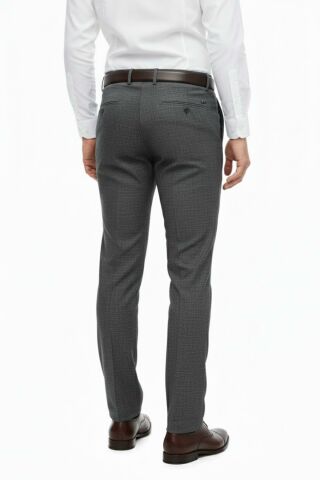 Erkek Regular Fit Hasır Kumaş Pantolon Likra Kumaş BGL-ST05039