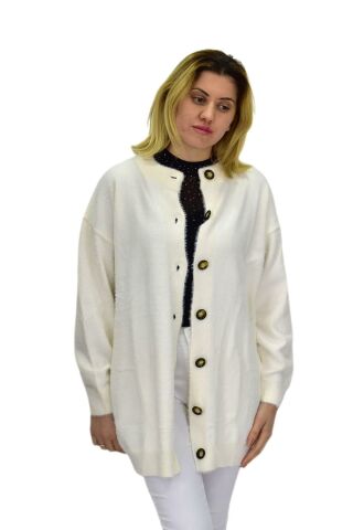 Kadın Triko Düğmeli Hırka 2416 BGL-ST04066