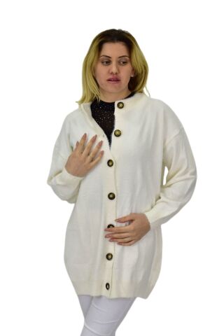 Kadın Triko Düğmeli Hırka 2416 BGL-ST04066