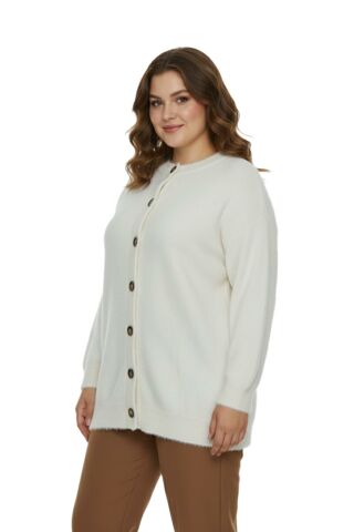 Kadın Triko Düğmeli Hırka 2416 BGL-ST04066