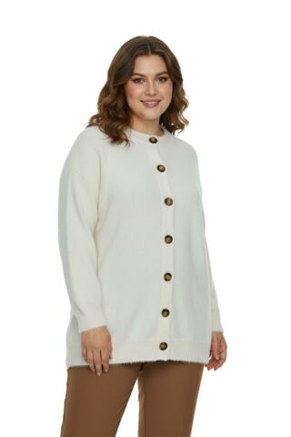 Kadın Triko Düğmeli Hırka 2416 BGL-ST04066