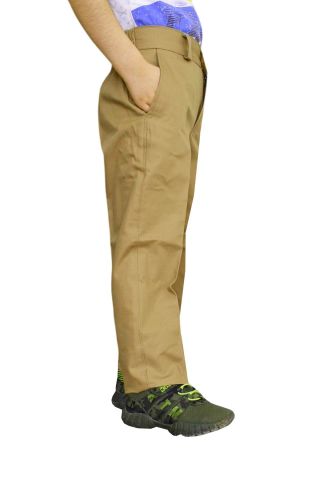 Kolej Arkası Lastikli Kanvas Pantolon Bej BGL-ST01788