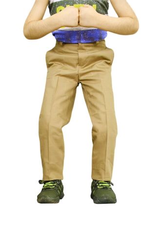 Kolej Arkası Lastikli Kanvas Pantolon Bej BGL-ST01788