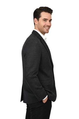 Erkek Kışlık Kumaş Tek Ceket 4 Drop BGL-ST04987