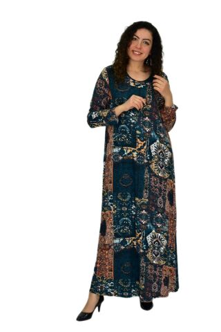 Kadın Uzun Kol Likralı Viskon Elbise BGL-ST04673
