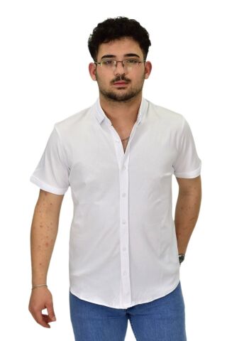 Erkek Gömlek Yaka Düğmeli Merserize Tişört 4680 BGL-ST04531