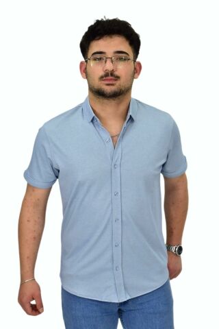 Erkek Gömlek Yaka Düğmeli Merserize Tişört 4680 BGL-ST04531