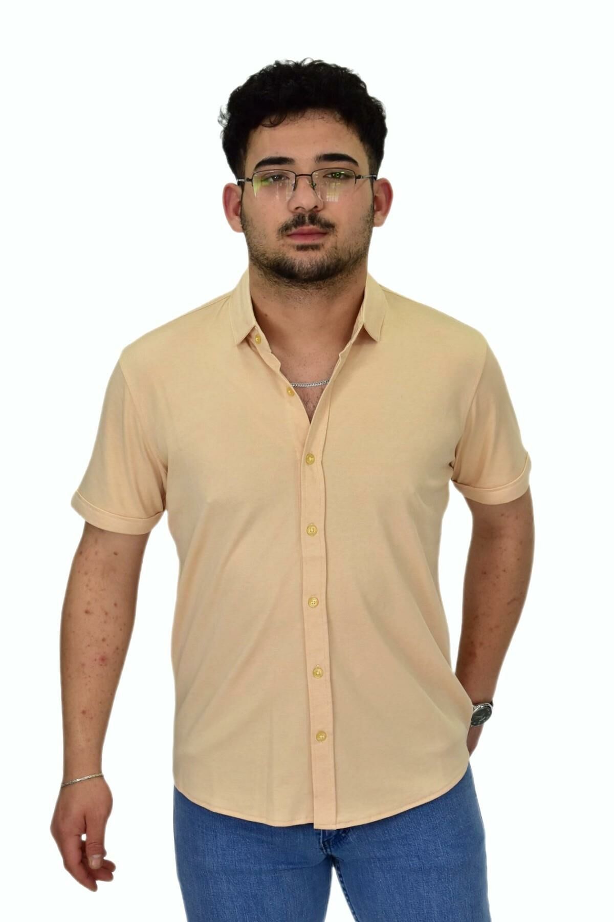 Erkek Gömlek Yaka Düğmeli Merserize Tişört 4680 BGL-ST04531