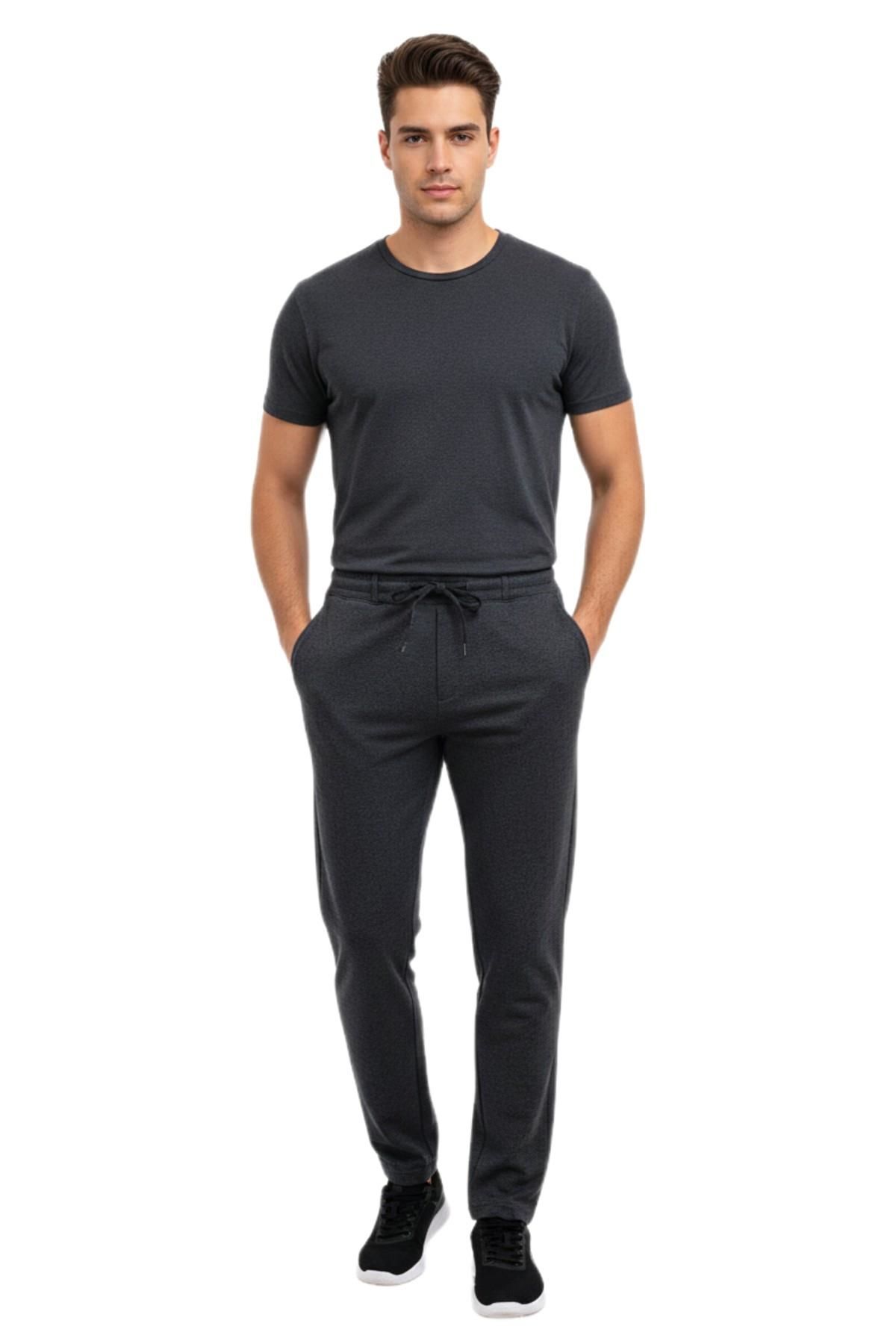 Erkek Beli Lastikli Jogger Pantolon Regular Fit BGL-ST05194