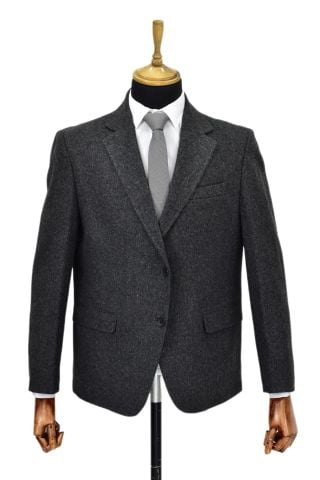 Erkek Kışlık Kumaş Tek Ceket 4 Drop BGL-ST03969