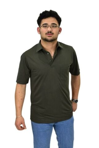 Erkek Gömlek Yaka Tişört T6064 BGL-ST04541